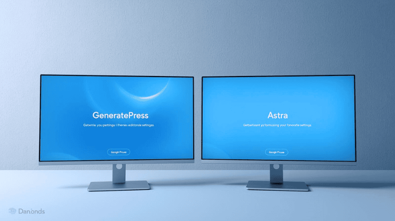Astra and GeneratePress customization settings