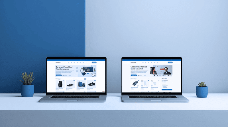 GeneratePress vs Astra WooCommerce layouts