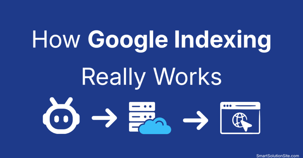 Google indexing process explained with crawling indexing and ranking diagram